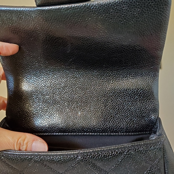 Chanel classic mini square black caviar incognito bag - Picture 6 of 15